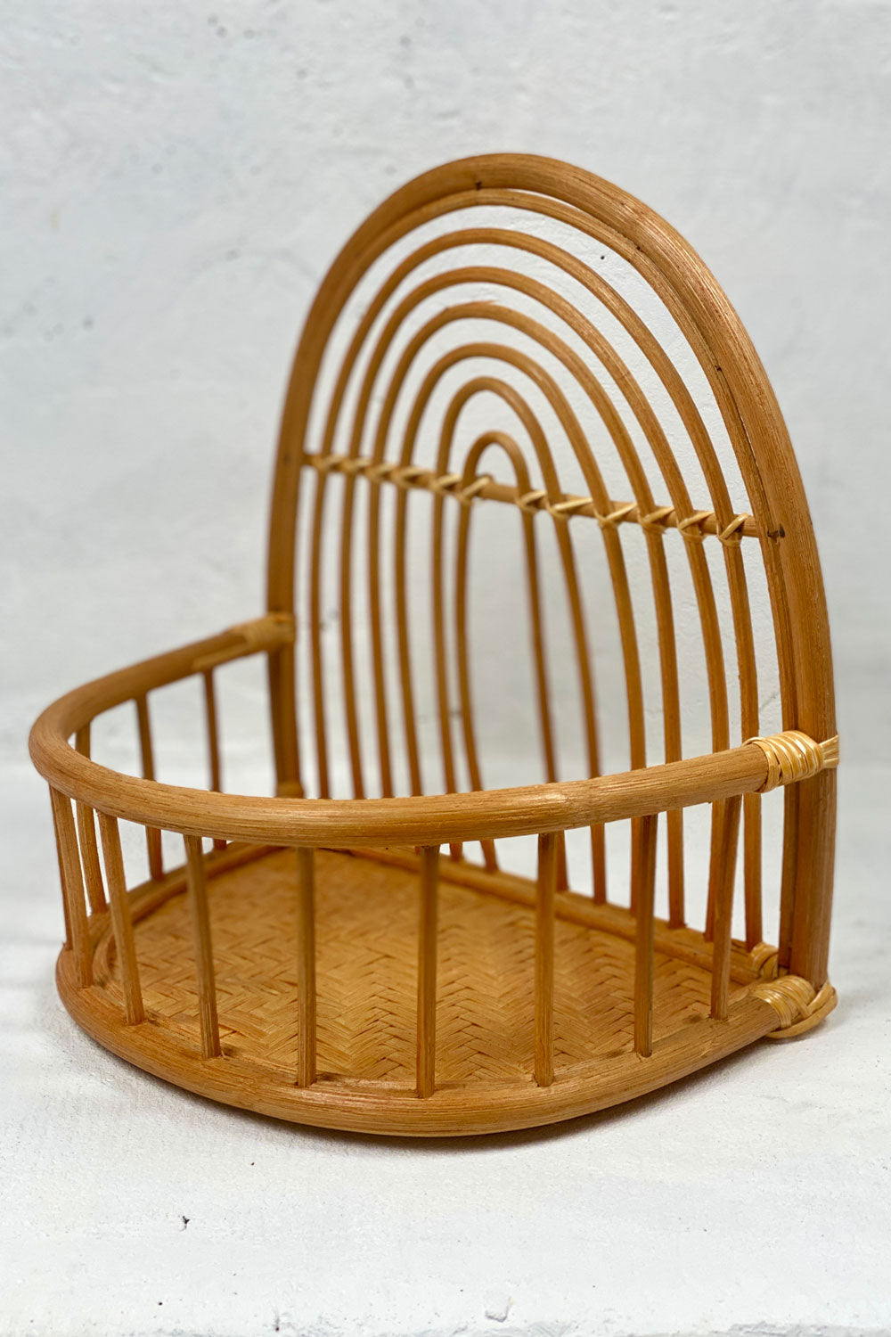 Rainbow Rattan Shelf