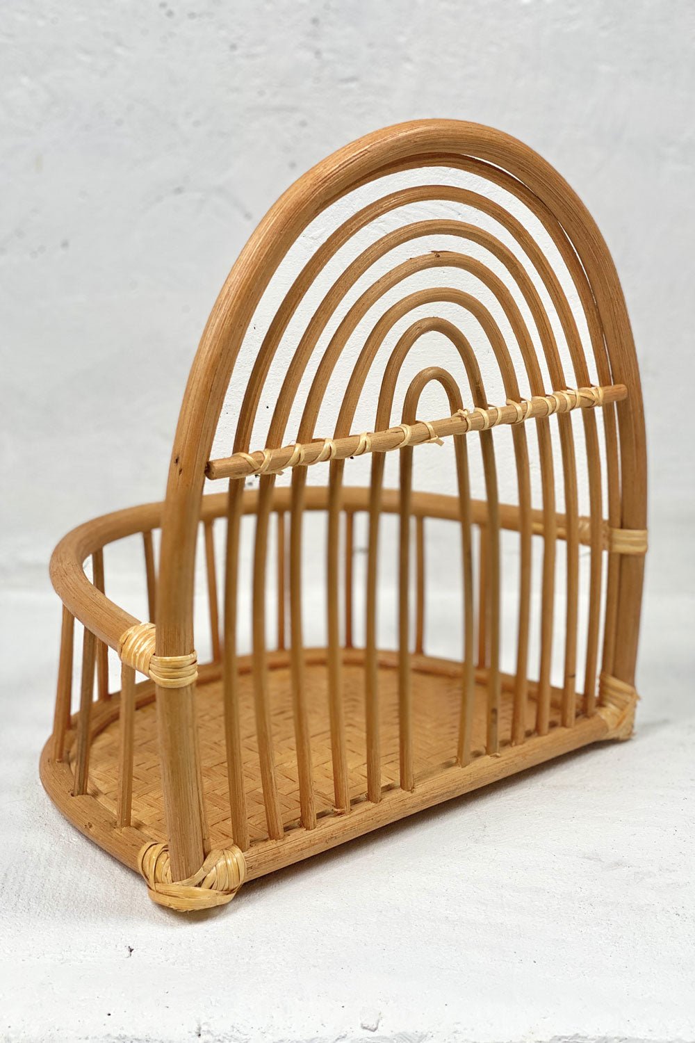 Rainbow Rattan Shelf - MY ISLAND COLLECTIVE