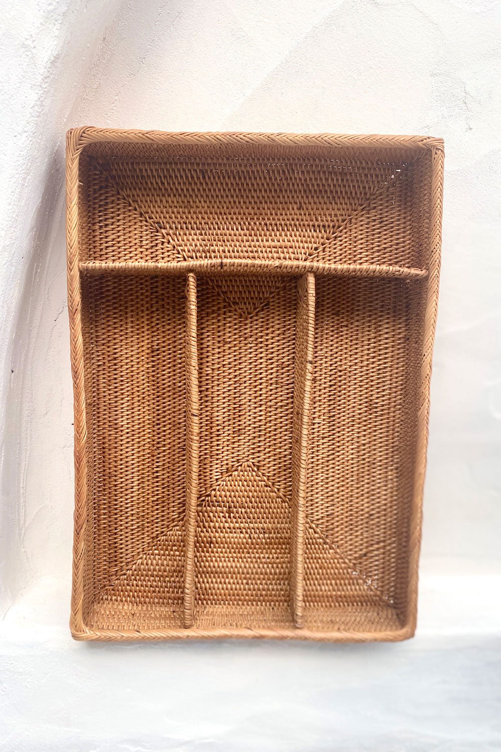 Rattan Cutlery Tray | 34 x 24 x 5 cm