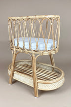 Rattan Islander Doll Bassinet | Natural