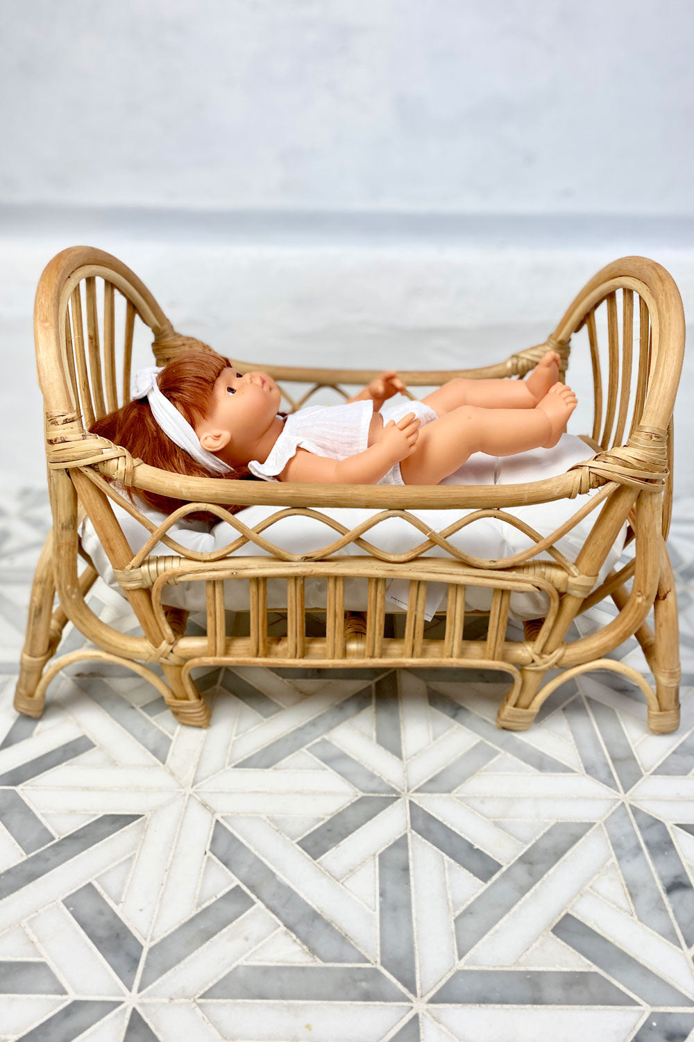 Rattan Isabella Doll Bed | Natural