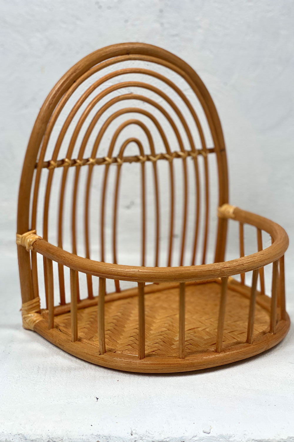 Rainbow Rattan Shelf