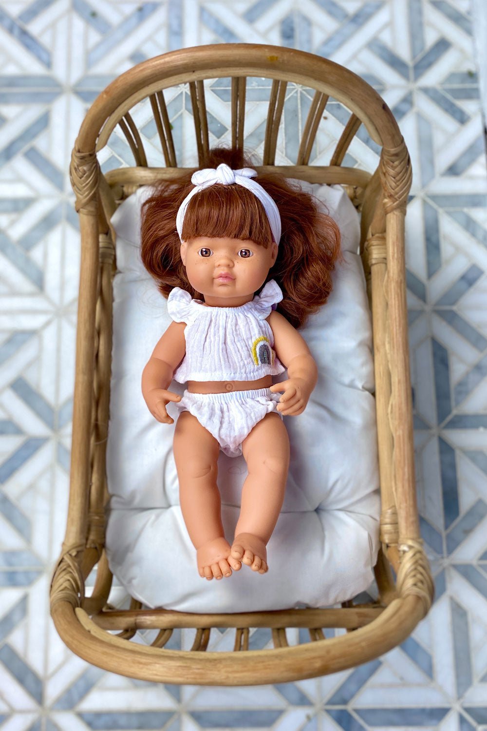Rattan Isabella Doll Bed | Natural - MY ISLAND COLLECTIVE