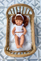 Rattan Isabella Doll Bed | Natural - MY ISLAND COLLECTIVE