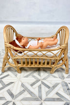 Rattan Isabella Doll Bed | Natural - MY ISLAND COLLECTIVE