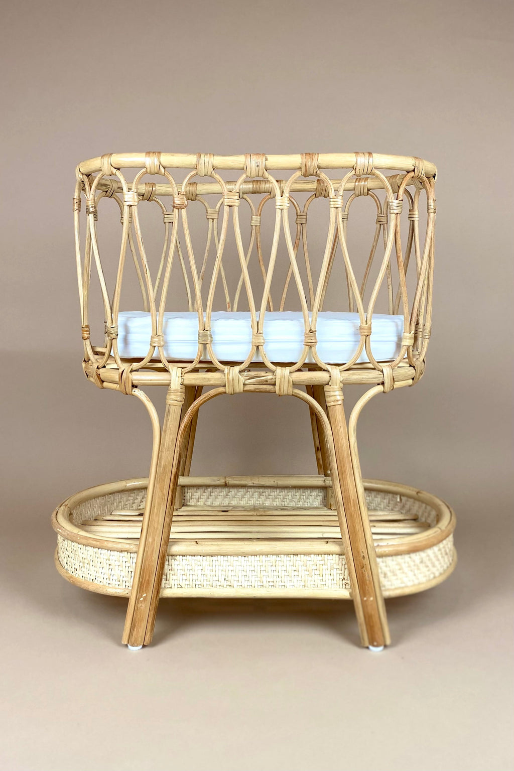 Rattan Islander Doll Bassinet | Natural - MY ISLAND COLLECTIVE