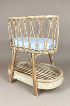 Rattan Islander Doll Bassinet | Natural - MY ISLAND COLLECTIVE