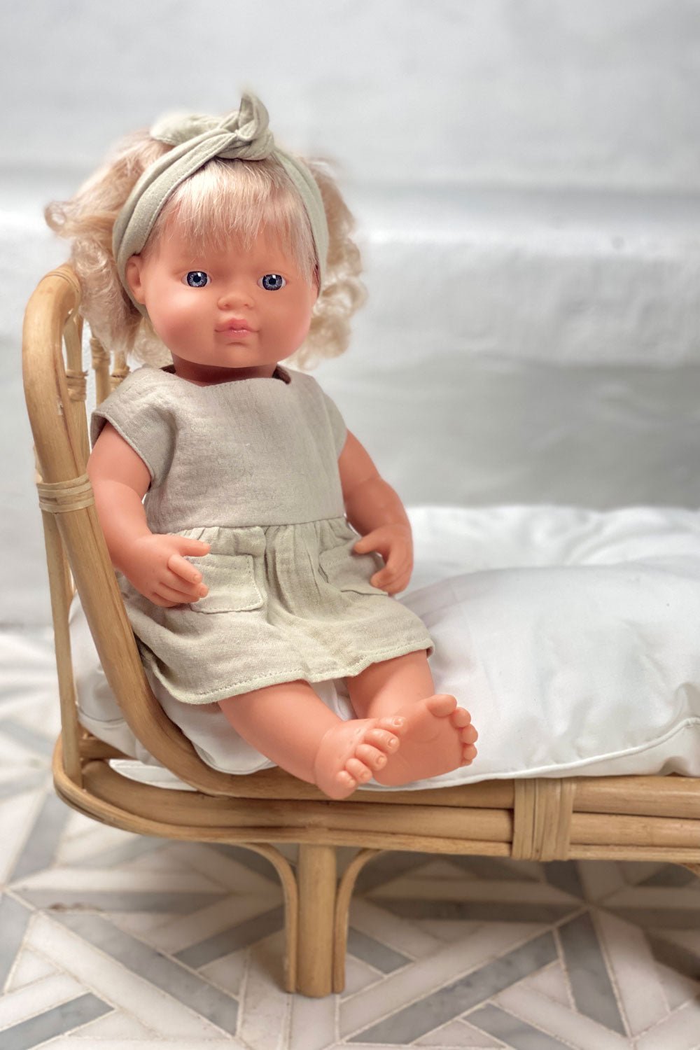 Rattan Islander Doll Bed | Natural - MY ISLAND COLLECTIVE