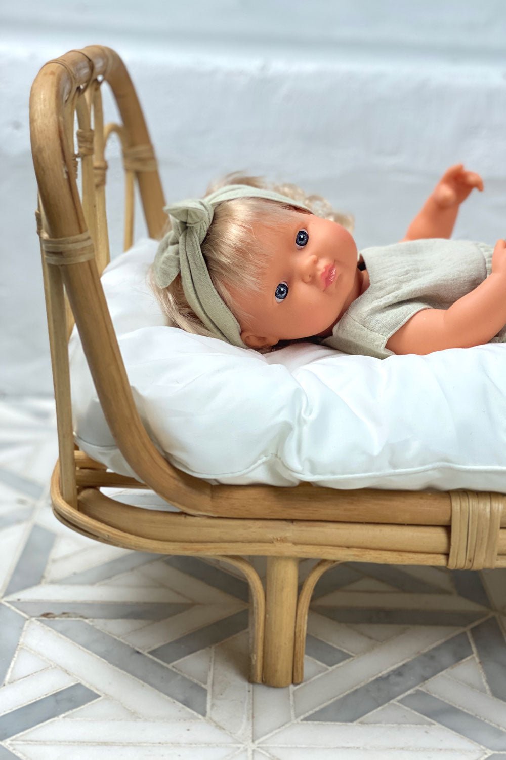 Rattan Islander Doll Bed | Natural - MY ISLAND COLLECTIVE