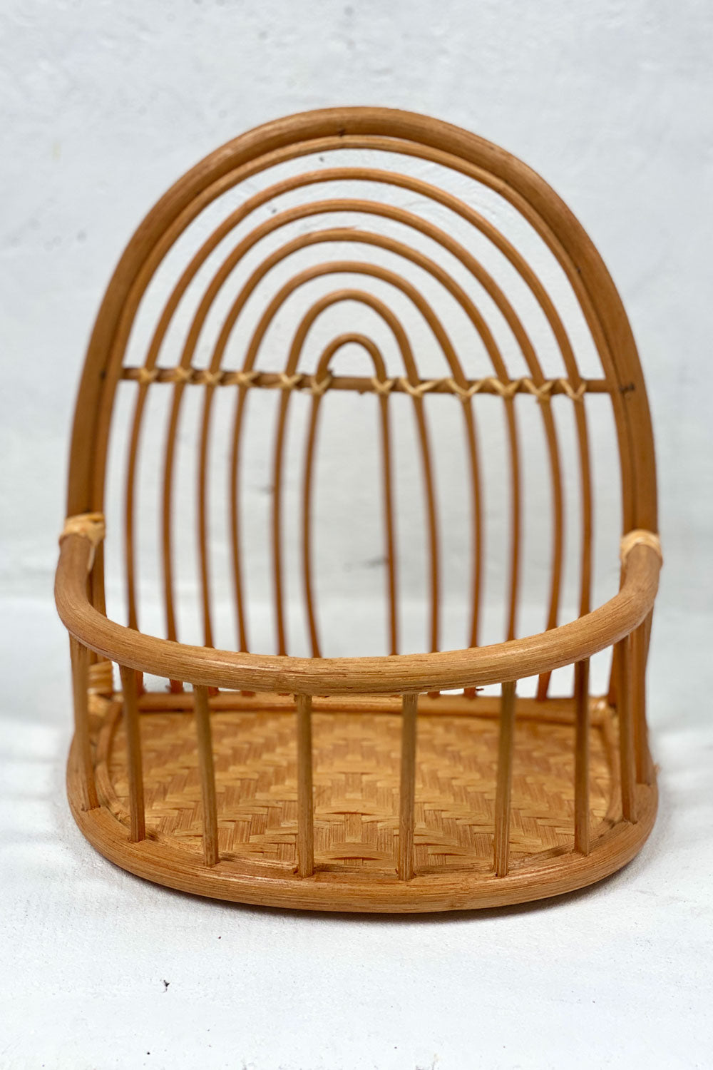 Rainbow Rattan Shelf