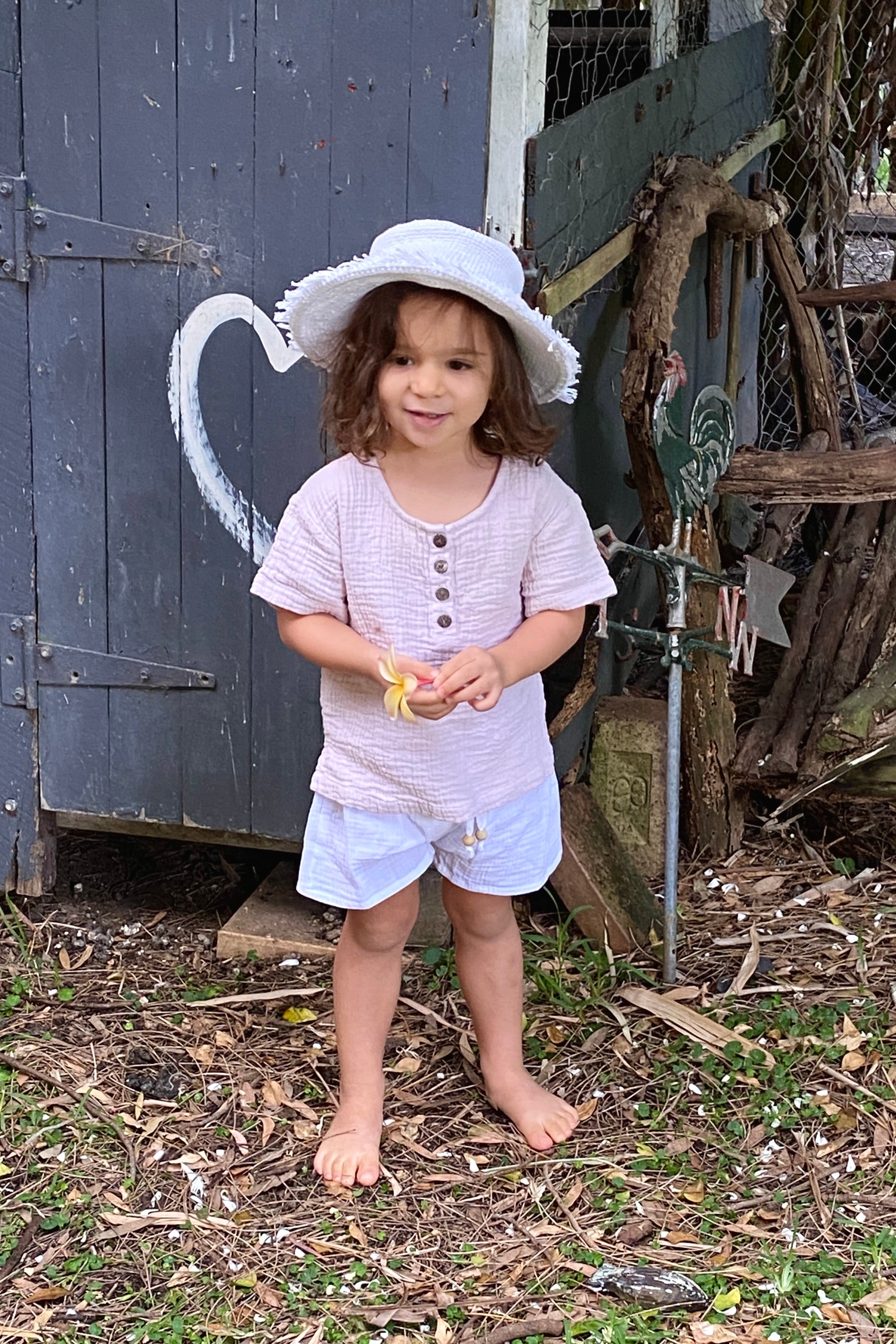 Salento Unisex Short Sleeve Top - Porcini