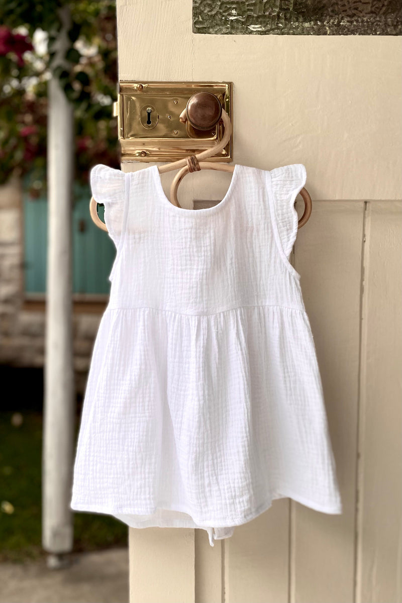 San Antonio Dress White - Baby