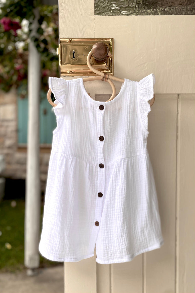 San Antonio Dress White - Baby