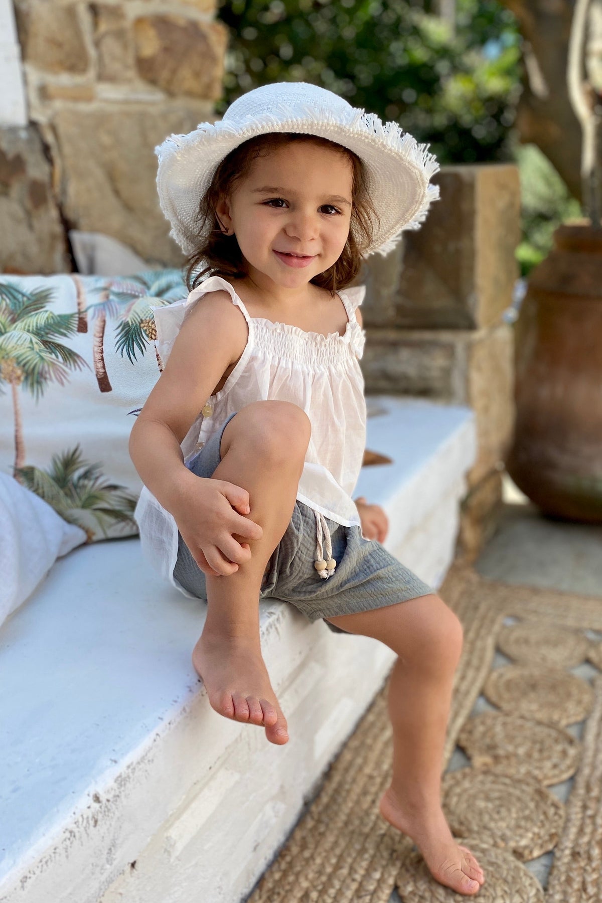 SAN ANTONIO FLUTTER SLEEVE TOP - MY ISLAND COLLECTIVE
