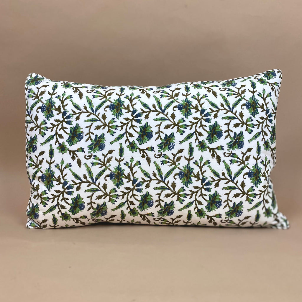 San Marino Artisan Block Print Cushion | 40 x 60 cm - MY ISLAND COLLECTIVE