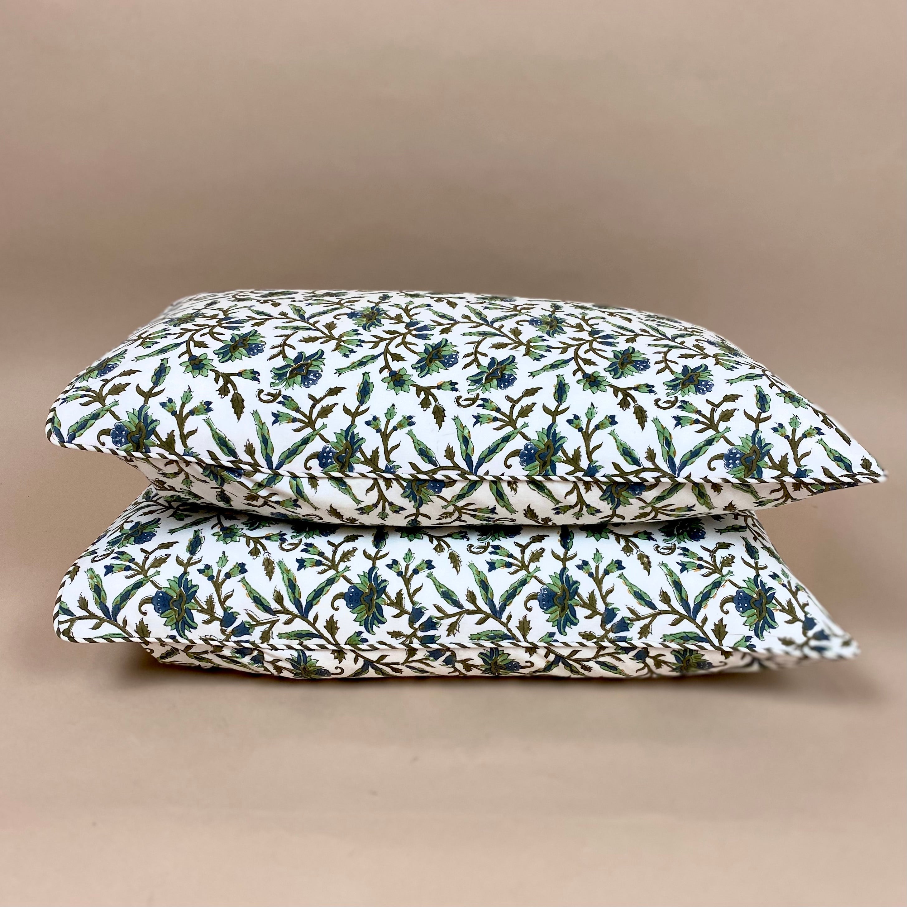 San Marino Artisan Block Print Cushion | 40 x 60 cm - MY ISLAND COLLECTIVE