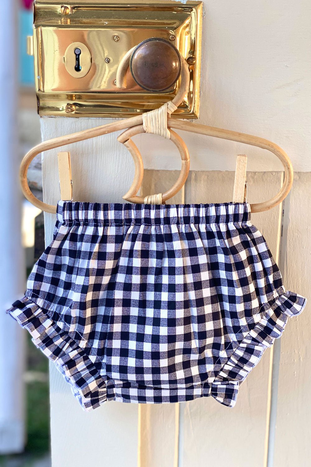 TURSI NAPPY PANT | GINGHAM - MY ISLAND COLLECTIVE
