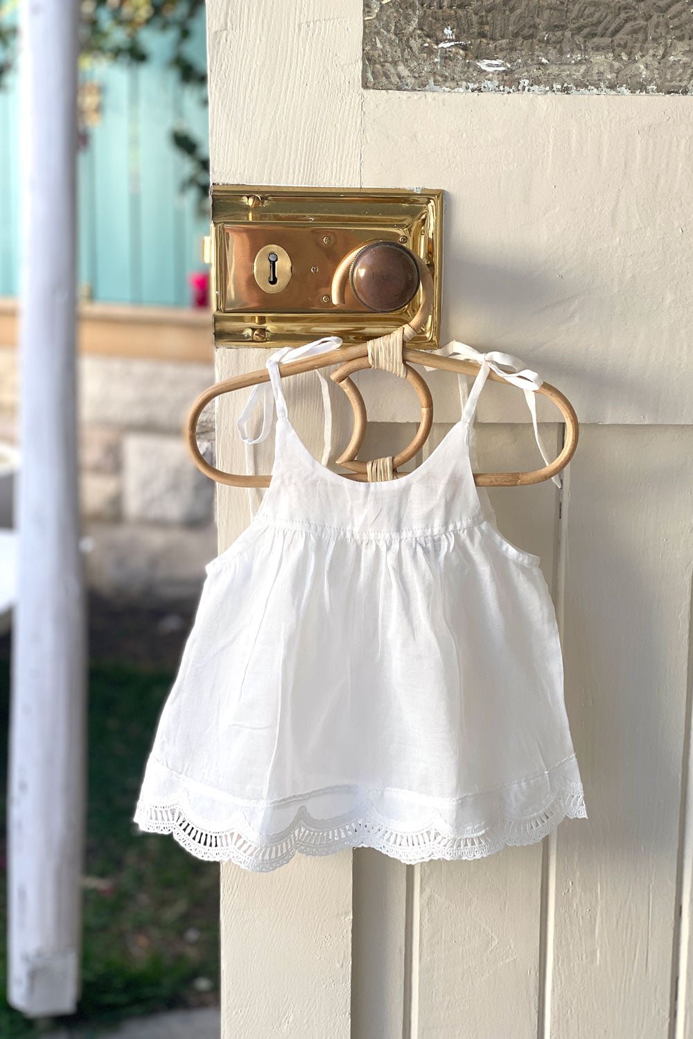 Valentino Baby Top - Ivory - MY ISLAND COLLECTIVE