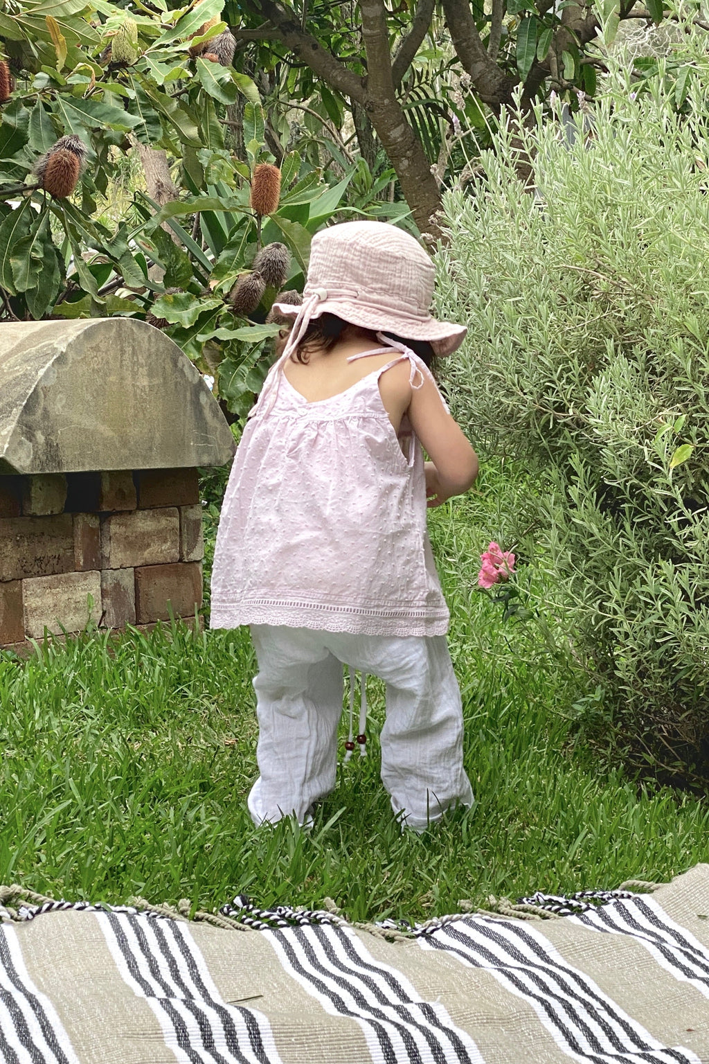 Valentino Girls Top - Porcini - MY ISLAND COLLECTIVE