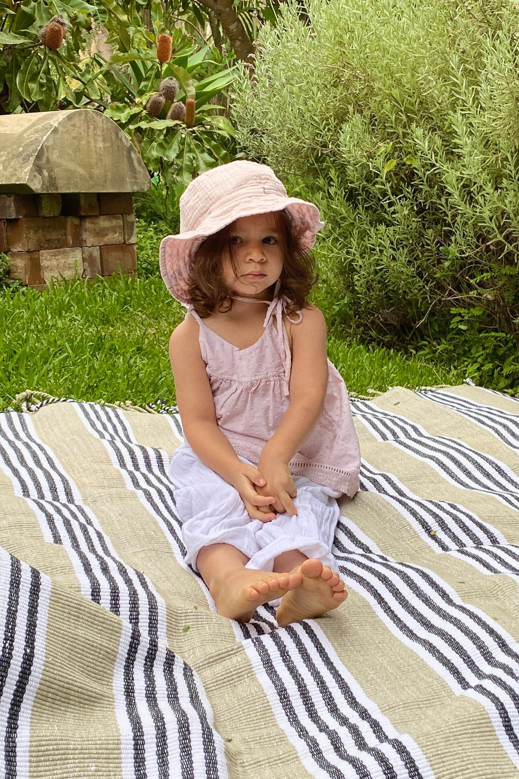 Valentino Girls Top - Porcini - MY ISLAND COLLECTIVE