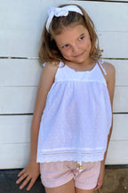 Valentino Girls Top - White - MY ISLAND COLLECTIVE