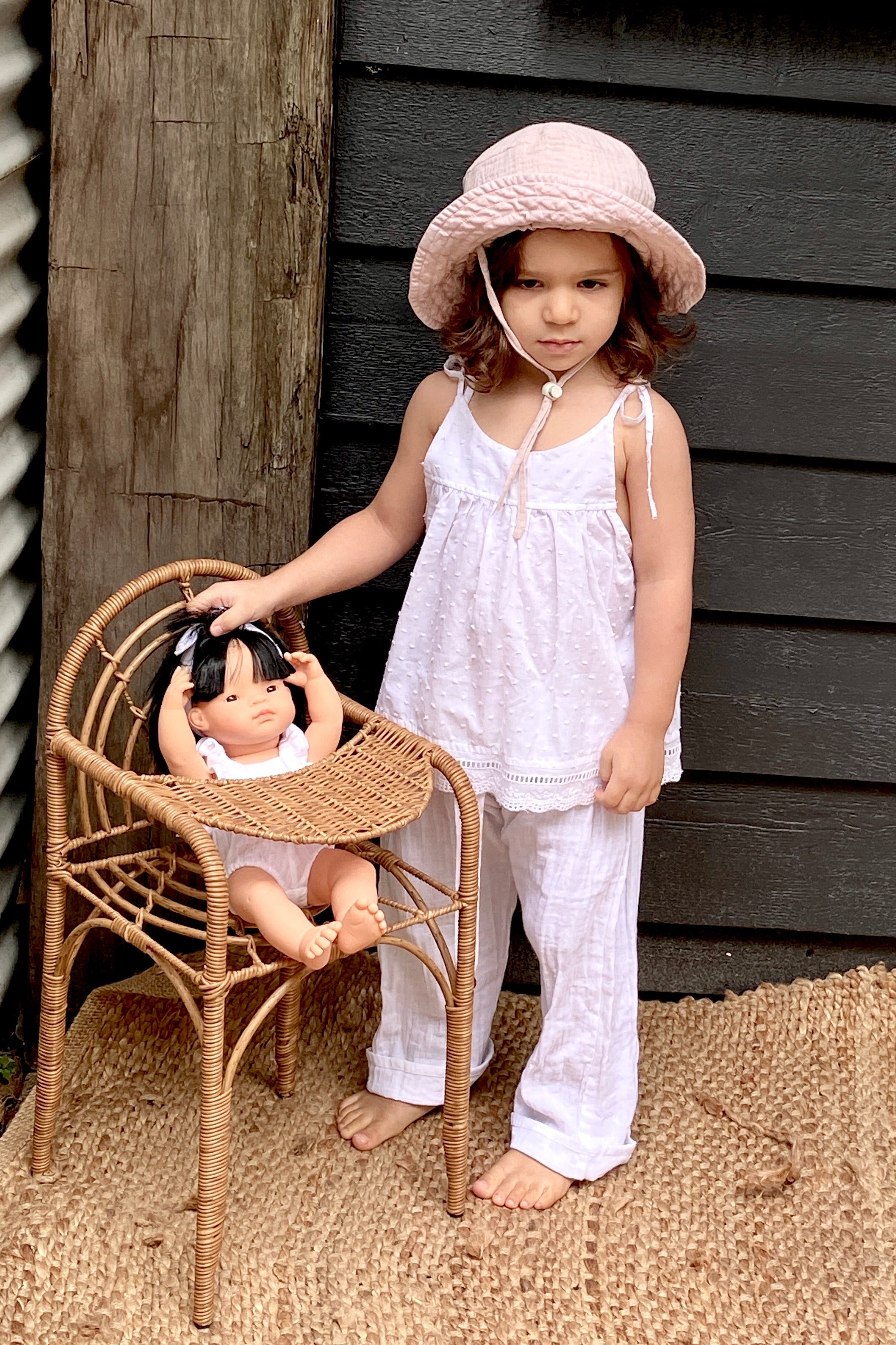 Valentino Girls Top - White - MY ISLAND COLLECTIVE