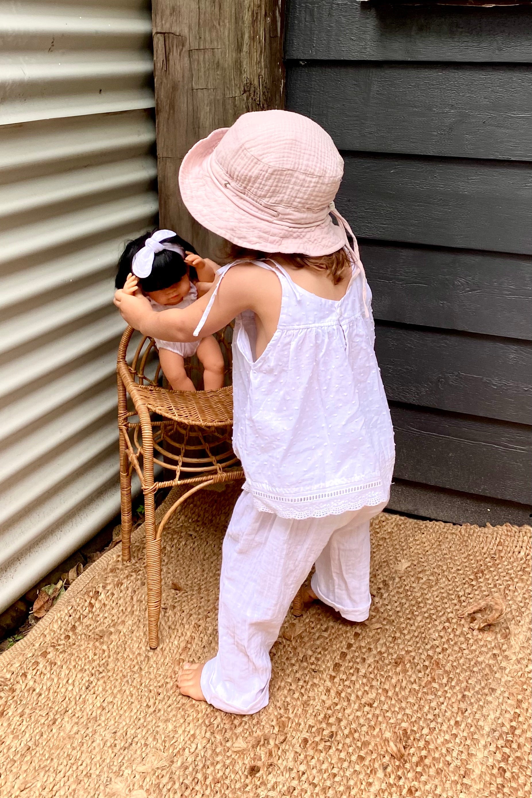 Valentino Girls Top - White - MY ISLAND COLLECTIVE