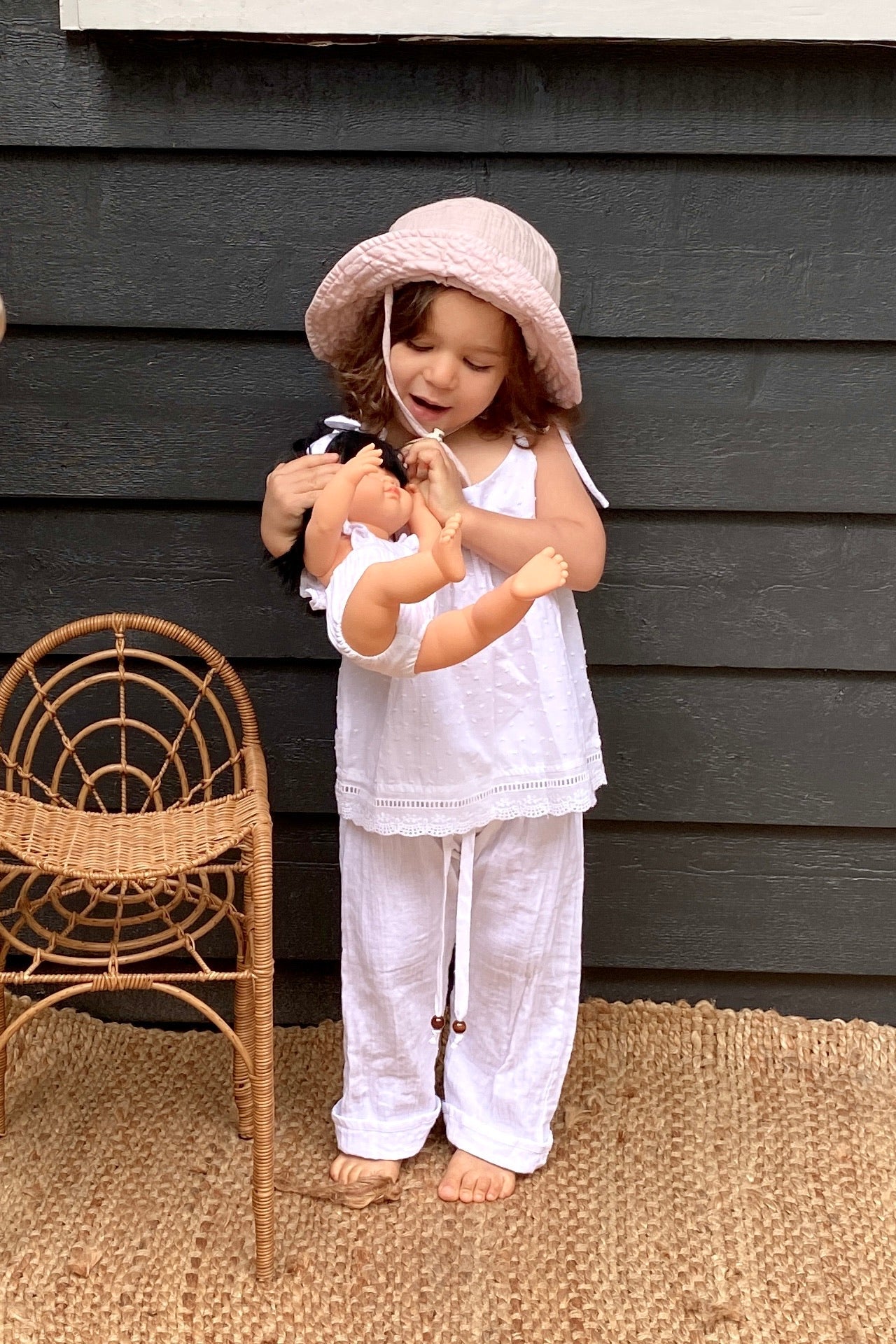 Valentino Girls Top - White - MY ISLAND COLLECTIVE