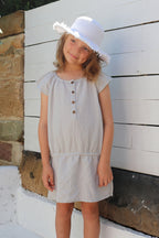 Viola Dress - Stone - MY ISLAND COLLECTIVE