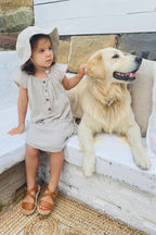 Viola Dress - Stone - MY ISLAND COLLECTIVE