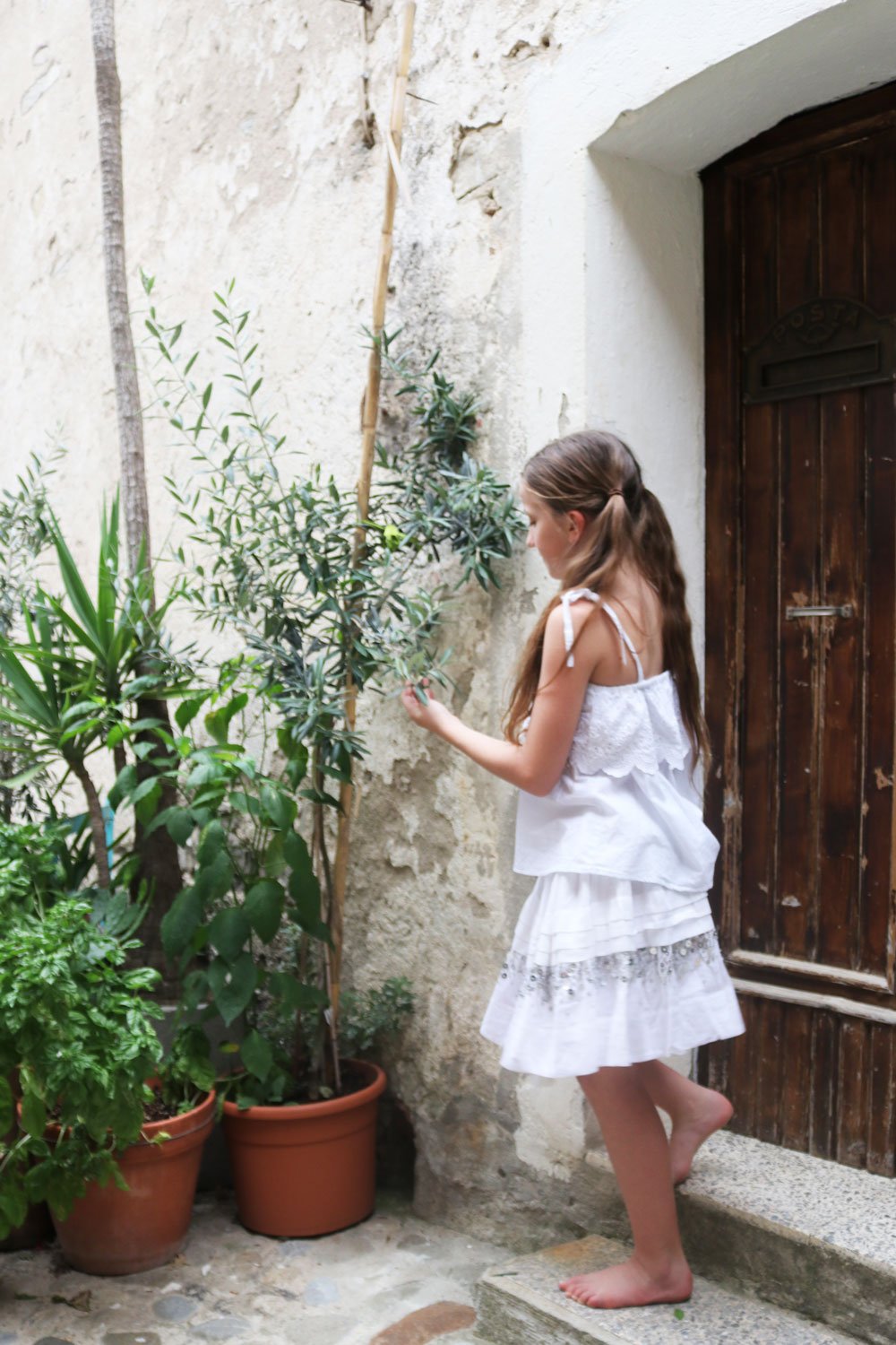 GIANNA GIRLS SKIRT | WHITE