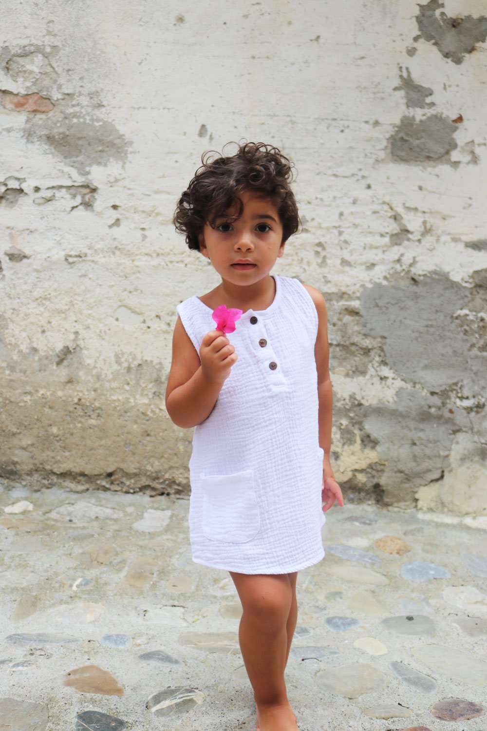 Martine Pinafore Dress - Porcini