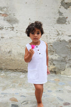 Martine Pinafore Dress - Porcini