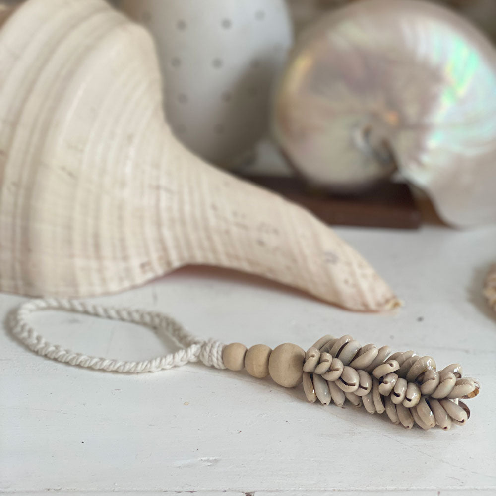 Hanging Cowrie Shell Decoration