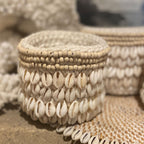Macrame + Cowrie Shell Baskets