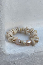 Island Pearl + Shell Bracelet