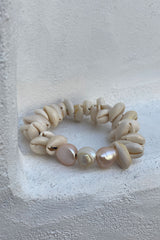 Island Pearl + Shell Bracelet