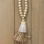 Tiger Shell Natural Bead Tassel