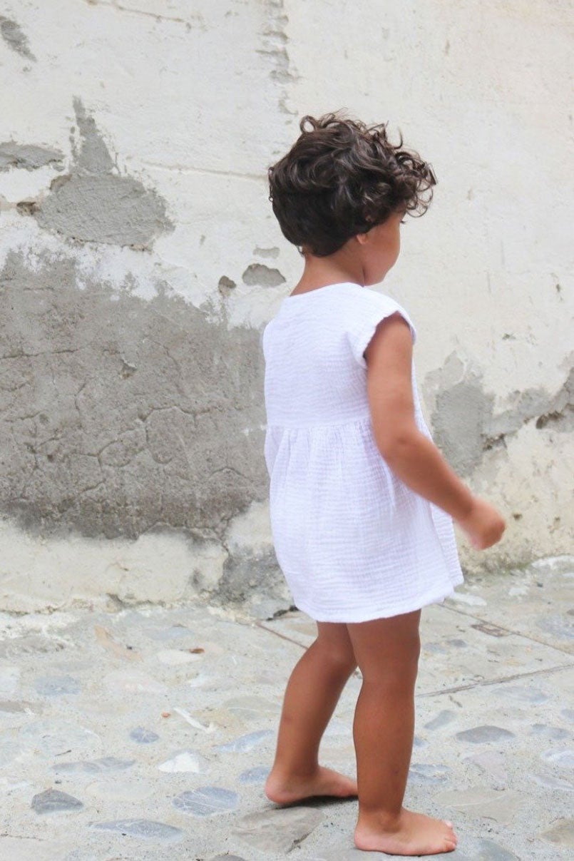 Coco Lucia Dress & Top White - Baby