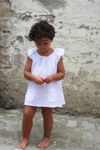 Estillio Smock Dress & Top White - Baby