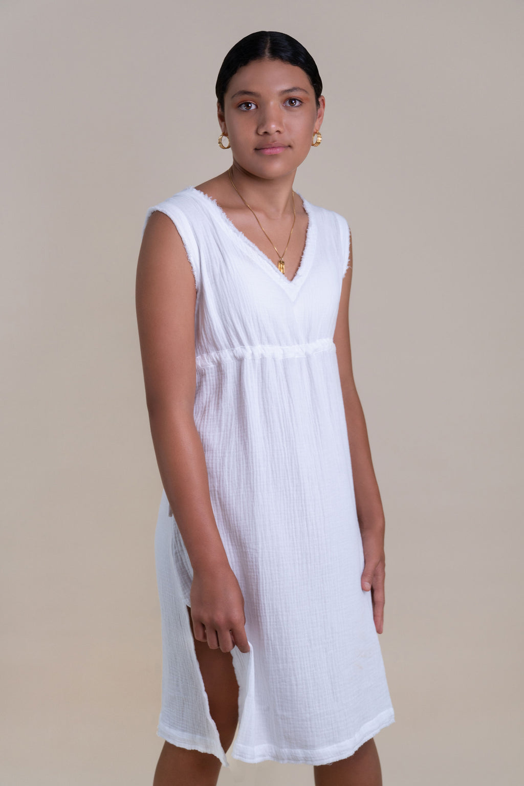 Florence Resort Dress | White