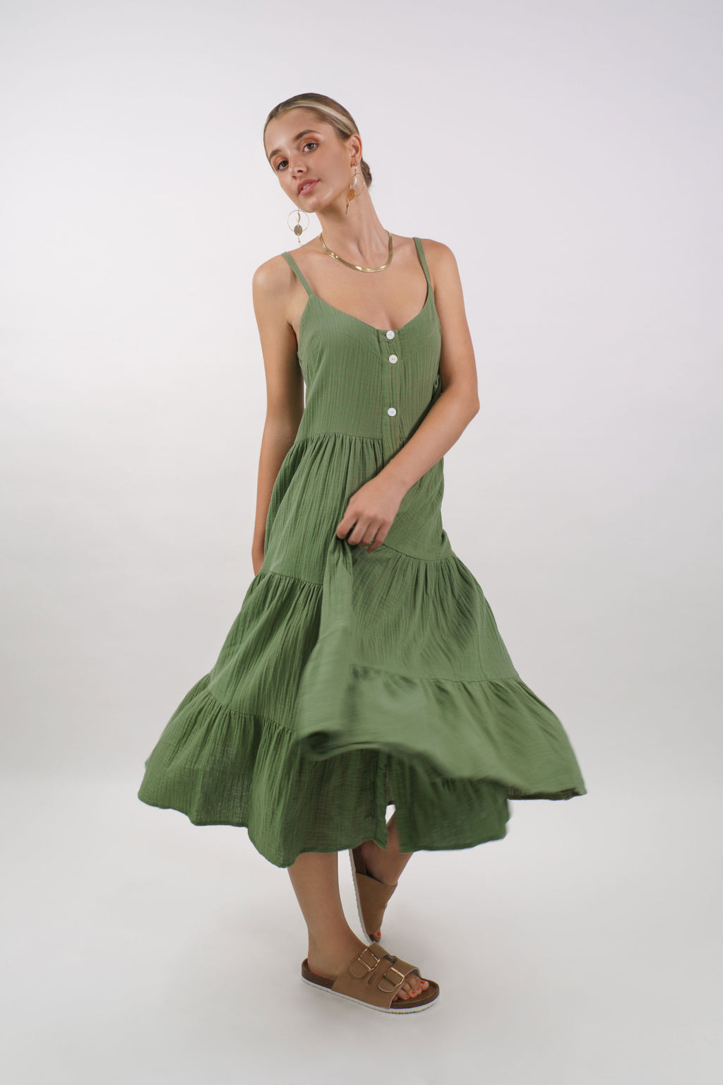 Freya Tiered Maxi Dress