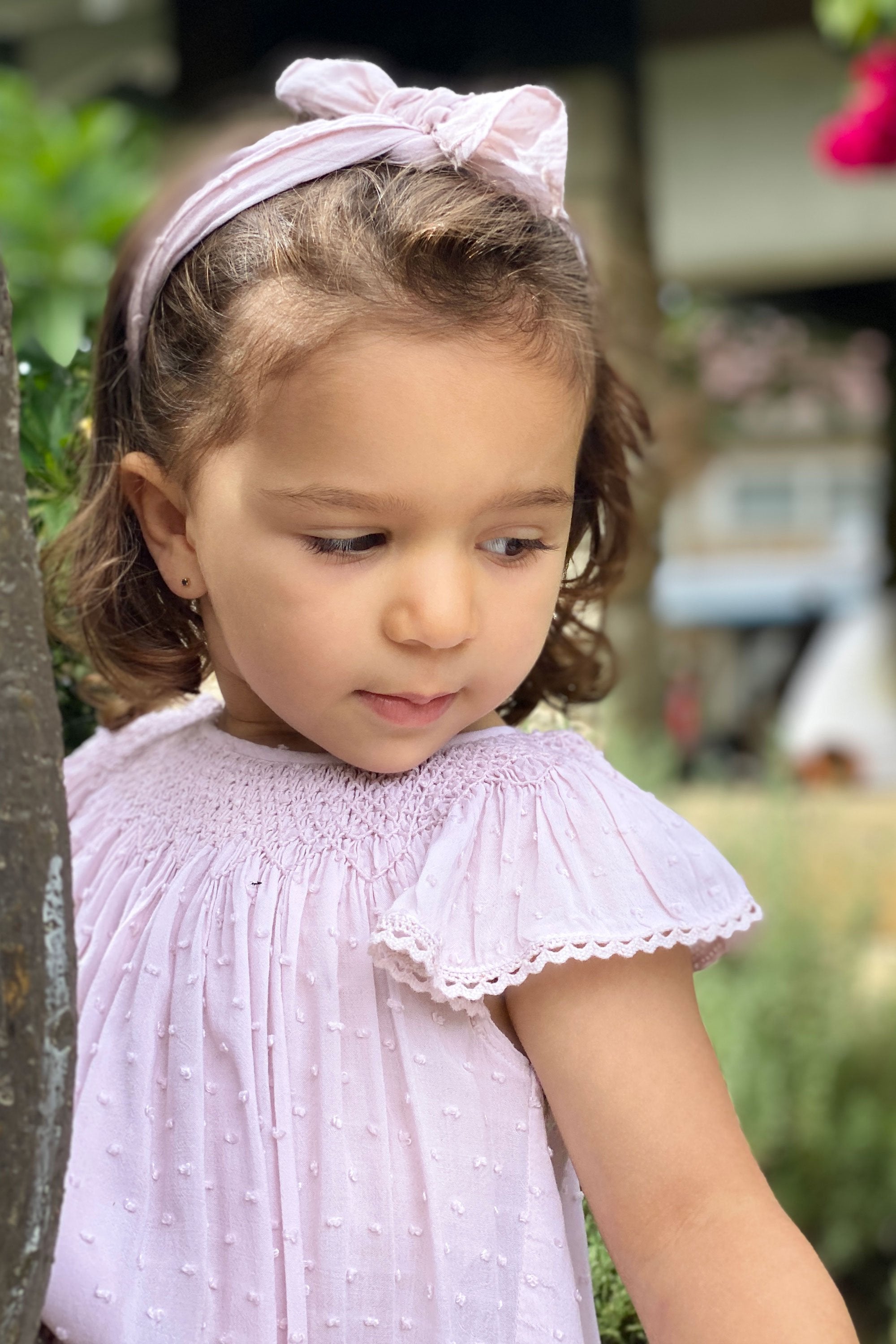 Girls Headband - Dusty Pink