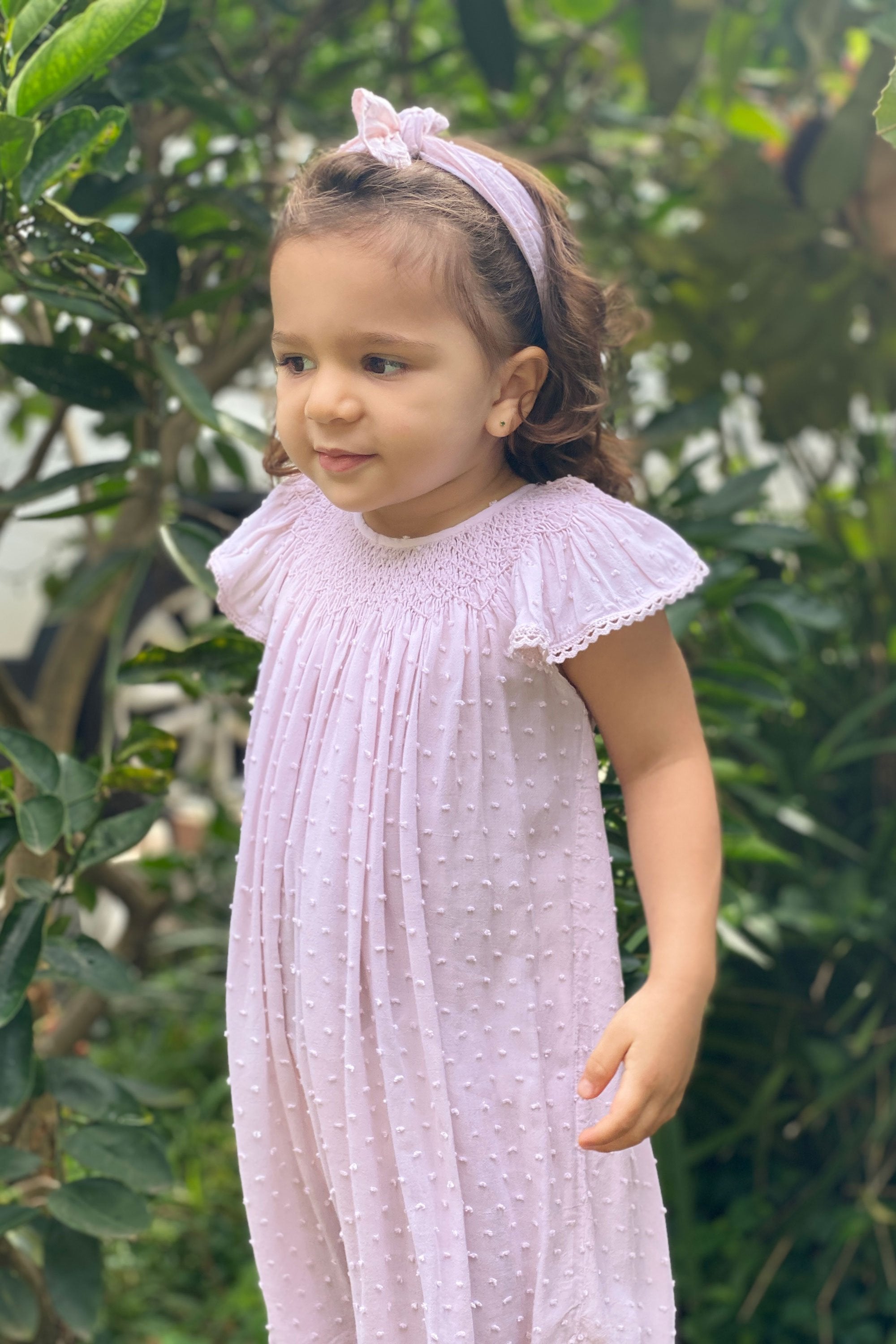 Girls Headband - Dusty Pink